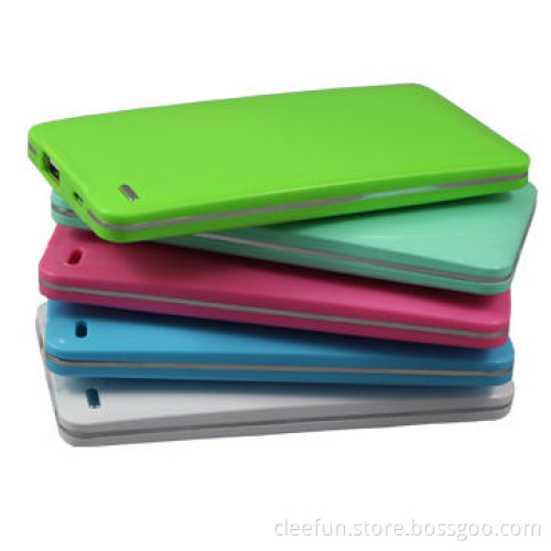 4000mAh LED ultra slim portable power bank for smartphones, iPad, iPhone, Samsung, MP3 and more